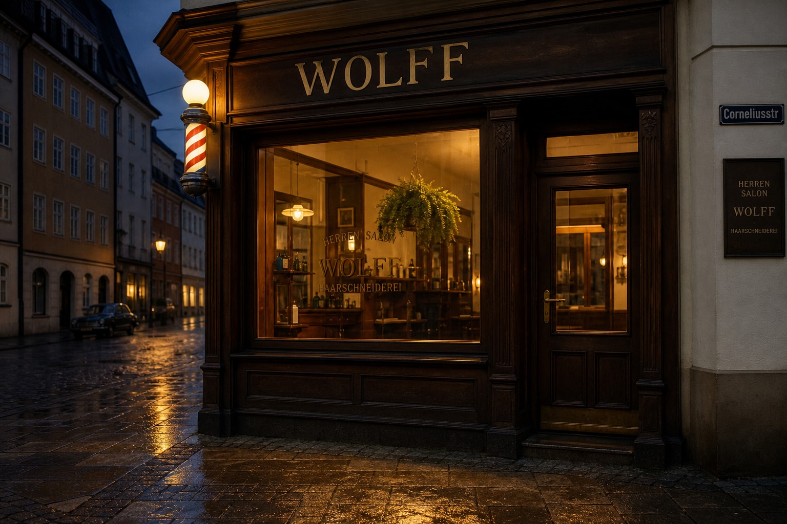 WOLFF am Abend — Occamstraße, Schwabing